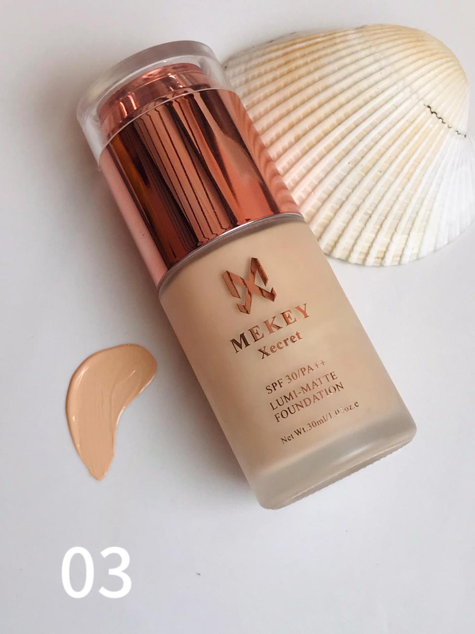 Mekey Xecret Lumi Matte Foundation