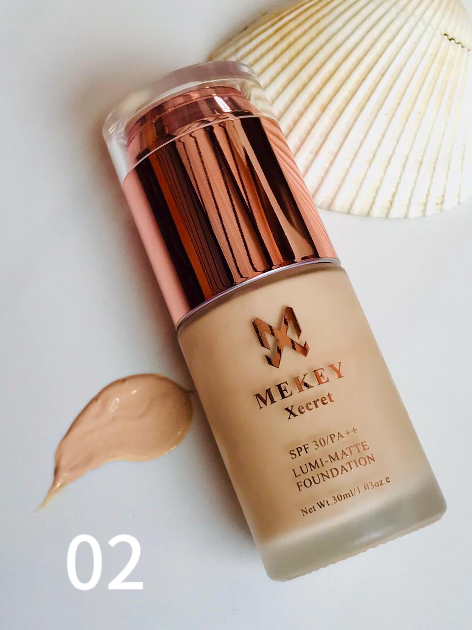 Mekey Xecret Lumi Matte Foundation