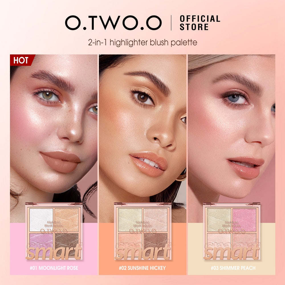 O.TWO.O HIGHLIGHT AND BLUSH PALETTE